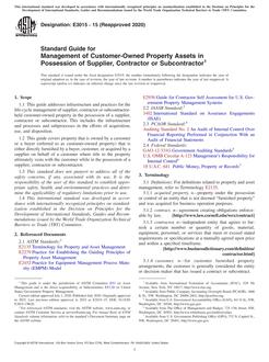 ASTM E3015 ASTM E3015