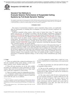 ASTM E3118/E3118M-20 ASTM E3118/E3118M-20