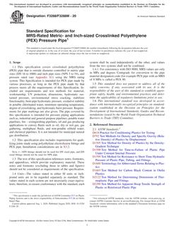 ASTM F3288/F3288M ASTM F3288/F3288M