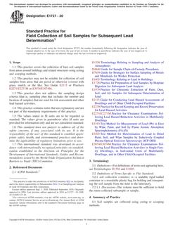 ASTM E1727 ASTM E1727