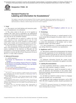 ASTM F3358 ASTM F3358