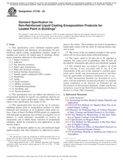 ASTM E1795-20 ASTM E1795-20