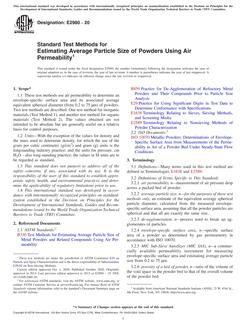 ASTM E2980 ASTM E2980