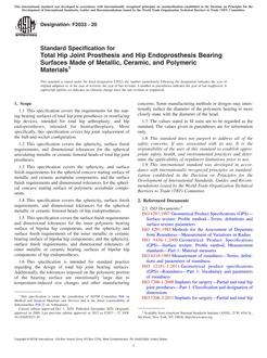 ASTM F2033 ASTM F2033