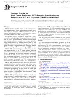 ASTM F3190 ASTM F3190