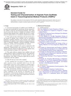 ASTM F3274 ASTM F3274