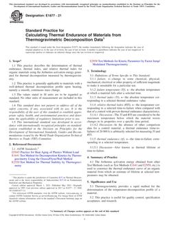 ASTM E1877 ASTM E1877