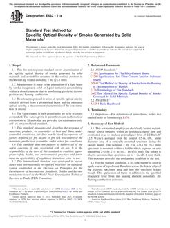 ASTM E662-21a ASTM E662-21a