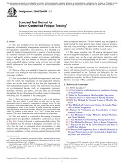 ASTM E606/E606M ASTM E606/E606M