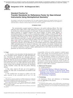 ASTM E1791 ASTM E1791