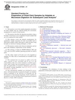 ASTM E1645 ASTM E1645