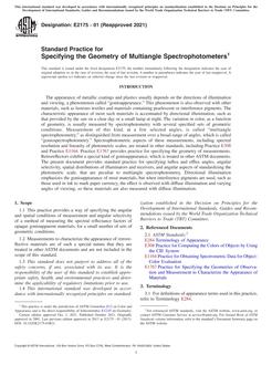 ASTM E2175 ASTM E2175