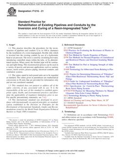 ASTM F1216-21 ASTM F1216-21