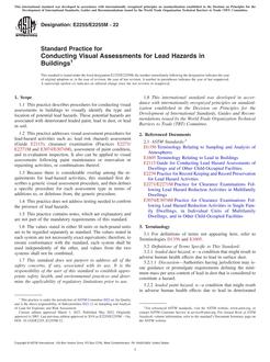 ASTM E2255/E2255M ASTM E2255/E2255M