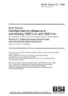 BS 88-2.2:1988 BS 88-2.2:1988