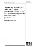 BS PD IEC TR 60893-4:2003 BS PD IEC TR 60893-4:2003