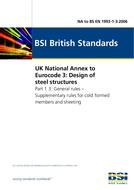BS NA TO EN 1993-1-3 BS NA TO EN 1993-1-3