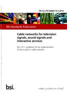 BS PD CLC/TR 50083-10-1 BS PD CLC/TR 50083-10-1