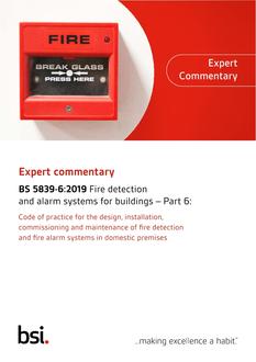 BS 5839-6 EXCOMM BS 5839-6 EXCOMM