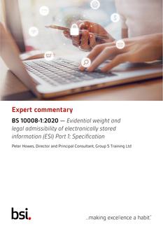 BS 10008-1 EXCOMM BS 10008-1 EXCOMM