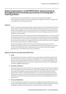 BS 8899 EXCOMM FIRE BS 8899 EXCOMM FIRE