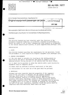 BS AU 165:1977 BS AU 165:1977