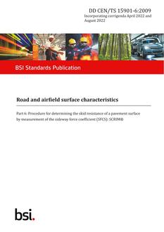 BS DD CEN/TS 15901-6