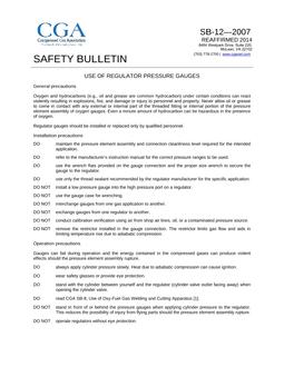 CGA SB-12 (R2014) CGA SB-12 (R2014)