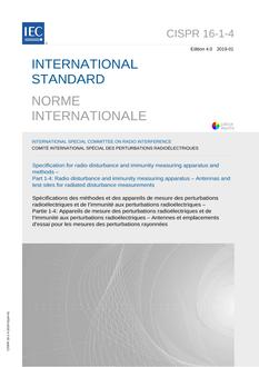 CISPR 16-1-4 Ed. 4.0 b:2019 CISPR 16-1-4 Ed. 4.0 b:2019