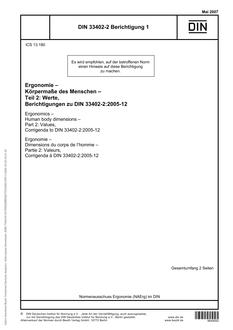 DIN 33402-2 Corrigendum 1 DIN 33402-2 Corrigendum 1