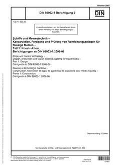 DIN 86003-1 Corrigendum 2 DIN 86003-1 Corrigendum 2