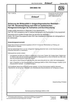 DIN 6868-150 – DRAFT DIN 6868-150 - DRAFT