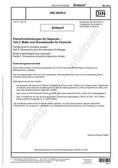 DIN 28030-2 - DRAFT