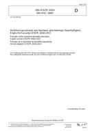 DIN CEN/TR 16563 DIN CEN/TR 16563