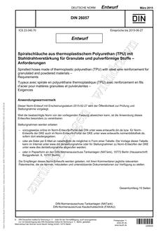 DIN 26057 – DRAFT DIN 26057 - DRAFT