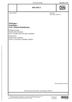 DIN 5405-1 DIN 5405-1