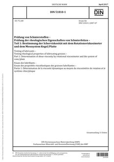 DIN 51810-1 DIN 51810-1