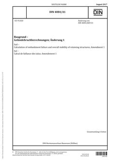 DIN 4084/A1 DIN 4084/A1