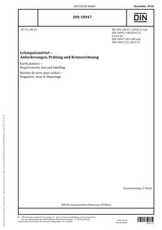 DIN 18947 DIN 18947