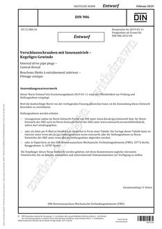 DIN 906 - DRAFT