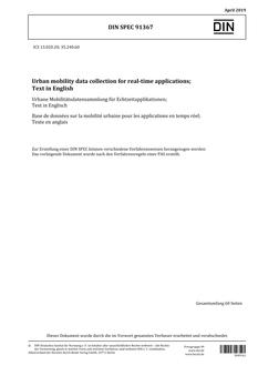 DIN SPEC 91367 DIN SPEC 91367