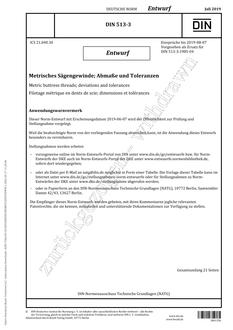 DIN 513-3 – DRAFT DIN 513-3 - DRAFT