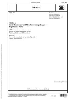 DIN 18251 DIN 18251