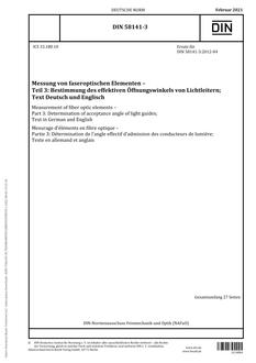 DIN 58141-3 DIN 58141-3