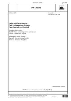 DIN 58220-5 DIN 58220-5