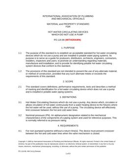 IAPMO PS 116 IAPMO PS 116