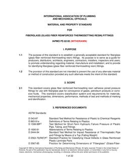 IAPMO PS 82 IAPMO PS 82