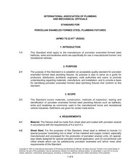 IAPMO TS 22 IAPMO TS 22