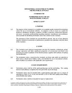 IAPMO TS 30 IAPMO TS 30