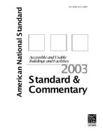 ICC A117.1-2003 and Commentary ICC A117.1-2003 and Commentary
